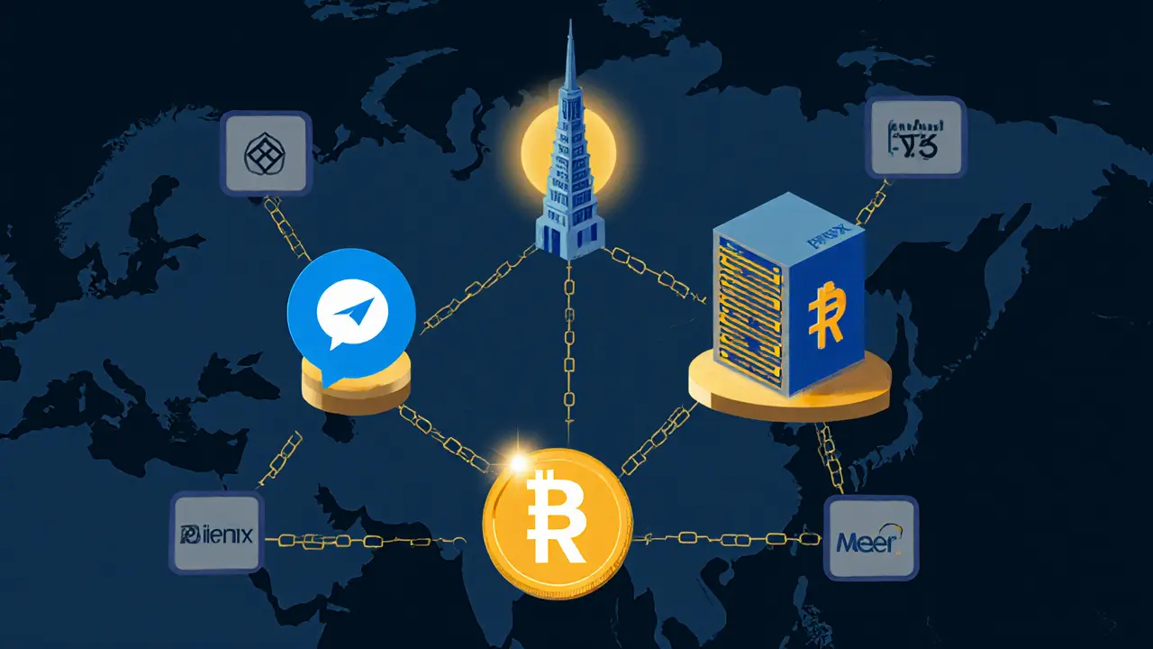 A hidden network connecting Kyrgyz-based crypto platforms with Russian users, avoiding Western sanctions.