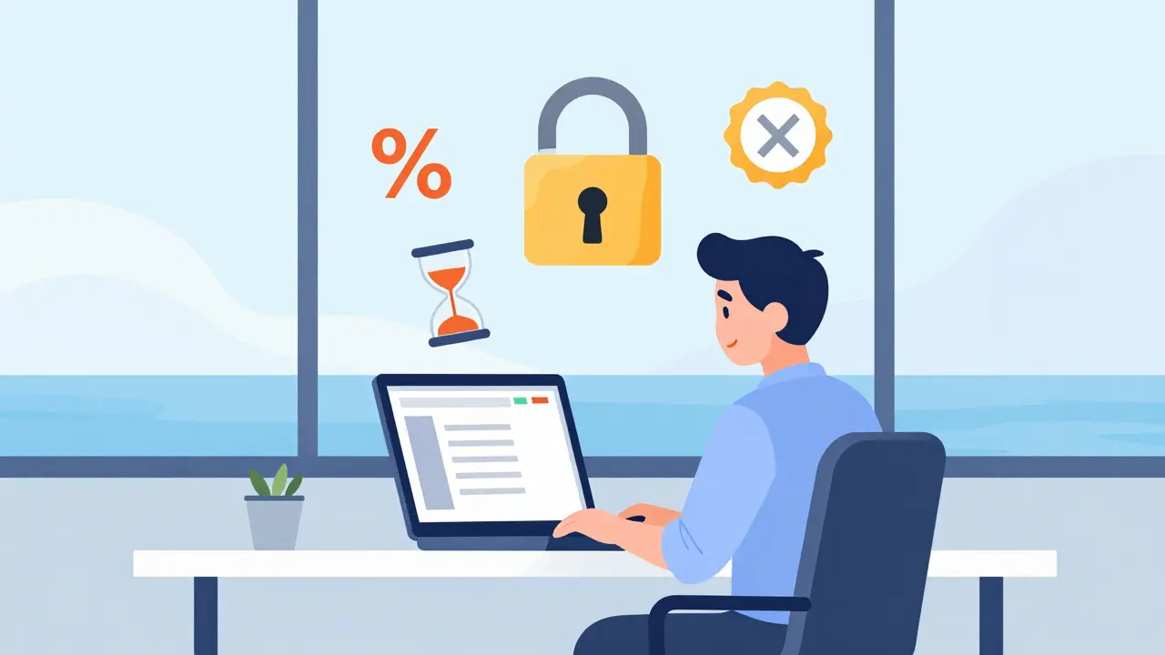 Character using a secure, regulated crypto platform despite higher fees and slower speed.