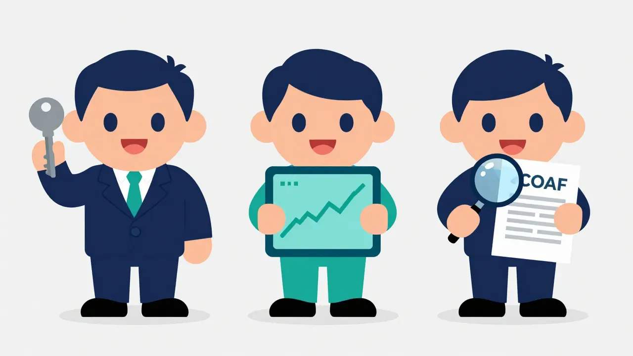 Three cartoon characters representing Brazil's crypto regulatory agencies.