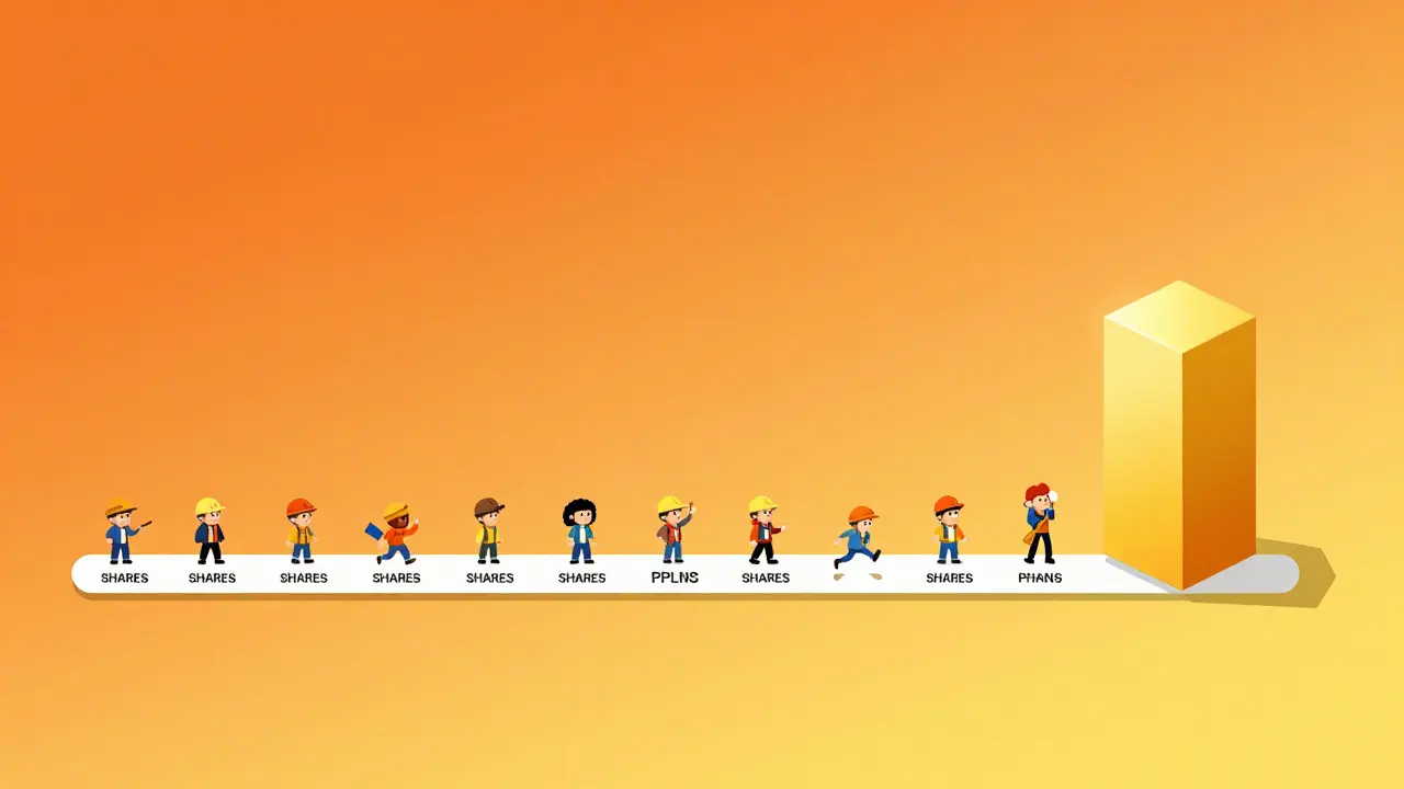 Illustration of loyal miners sharing PPLNS rewards