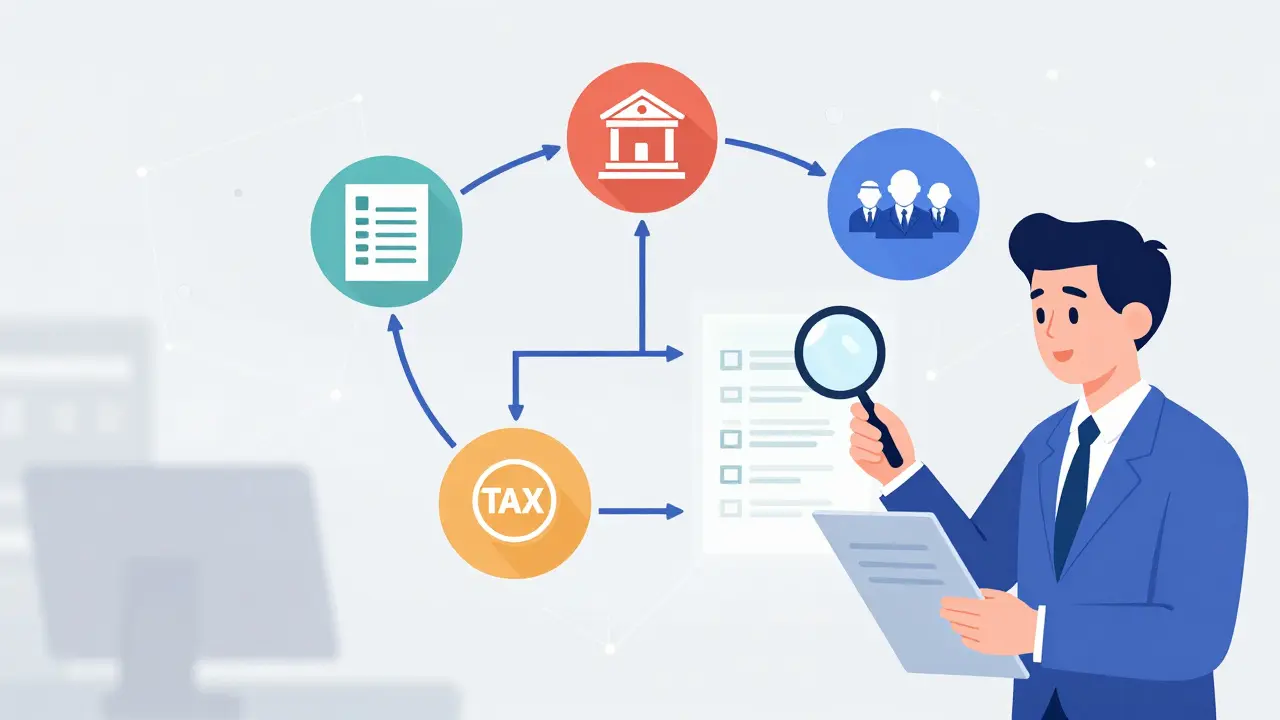 Professional checking licensing, banking, talent, and tax factors