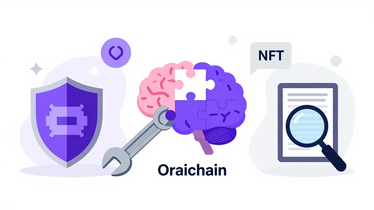 Cartoon comparison of specialized AI oracle vs general data tools