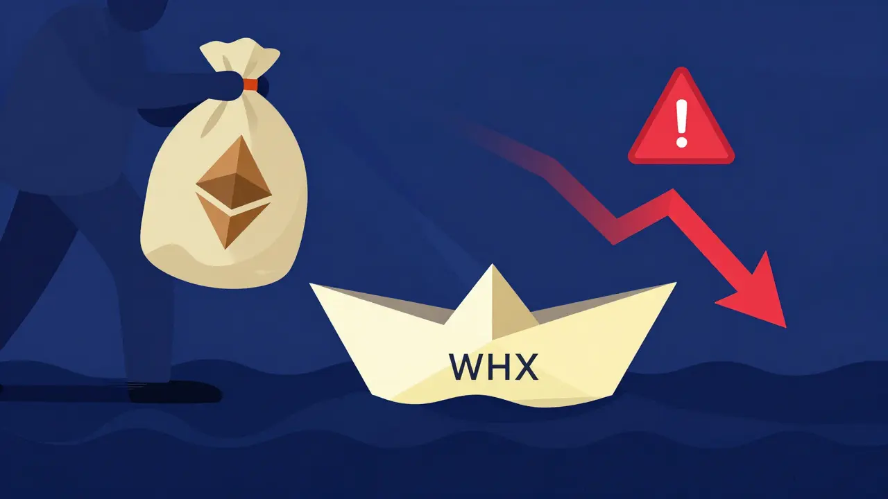 Paper boat on choppy waves symbolizing crypto risk