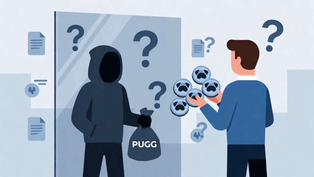 Anonymous developer behind glass wall