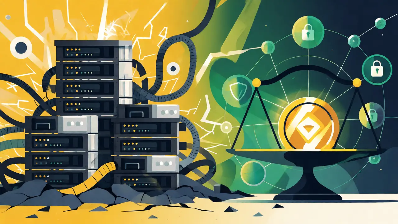 Comparison of energy-heavy mining vs stable staking