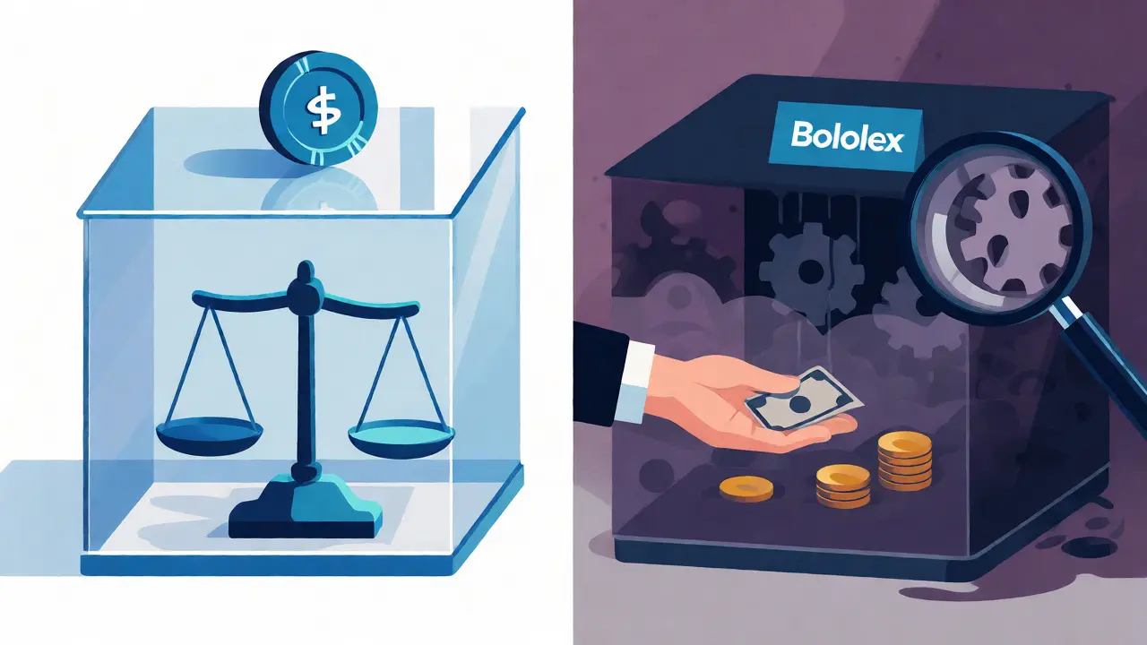 Conceptual comparison of fair vs hidden crypto fees