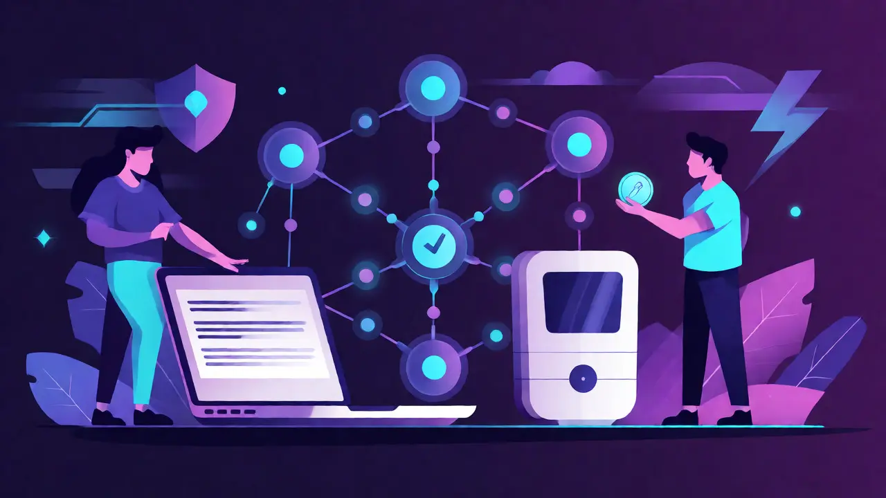 Edge computing network where users rent idle power and pay with tokens